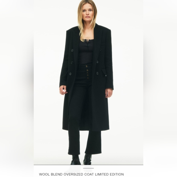 BNWT! Wool blend oversized coat Limited edition - Picture 3 of 10